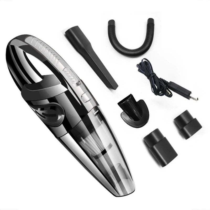 aspirateur a main noir avec accessoires