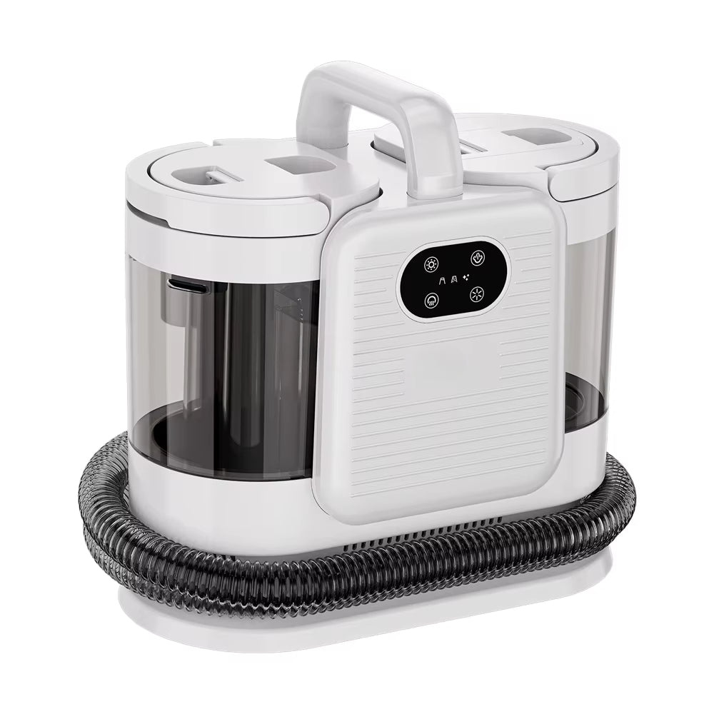 aspirateur nettoyeur vapeur blanc