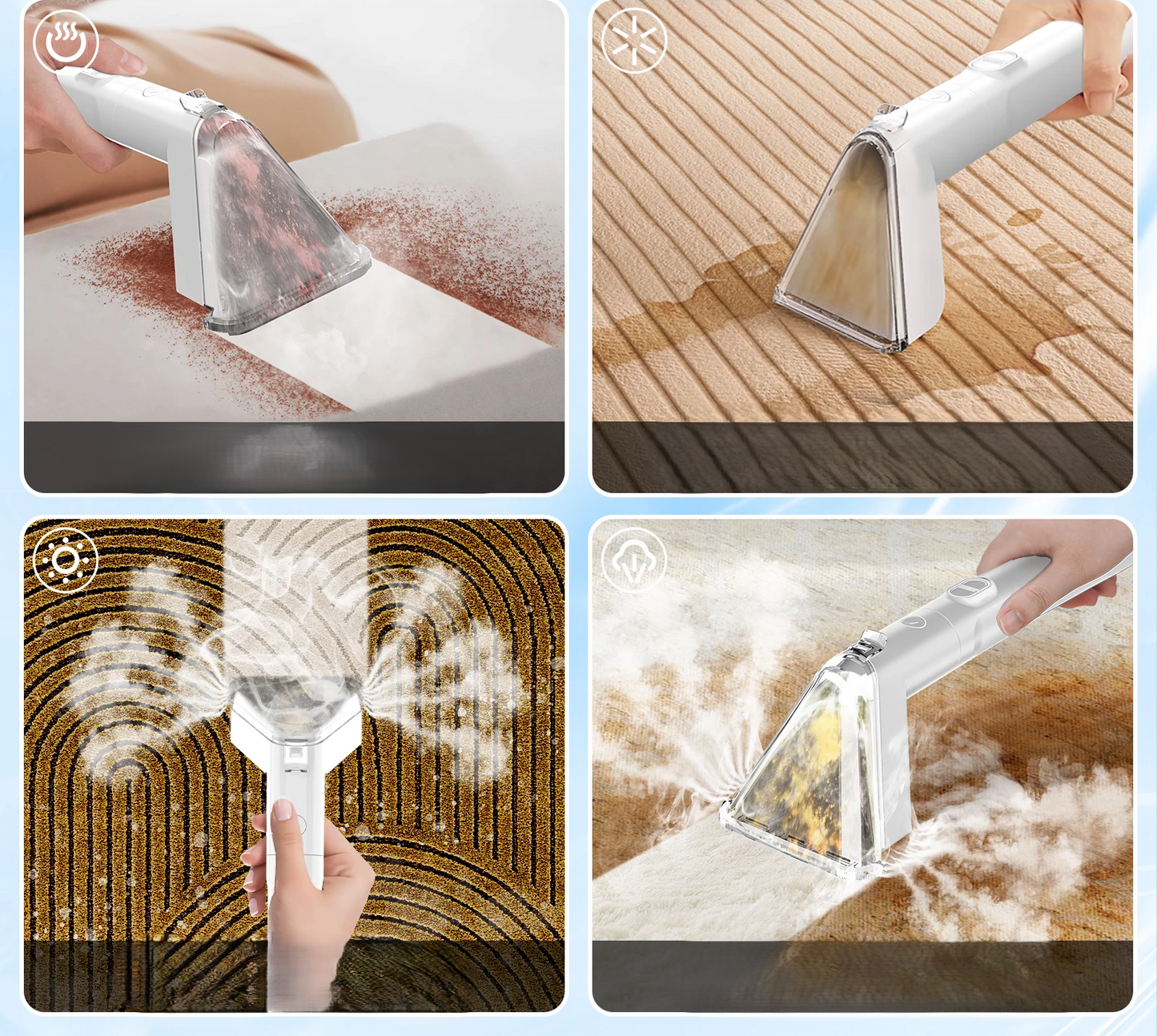 aspirateur nettoyeur vapeur efficace plusieurs surfaces