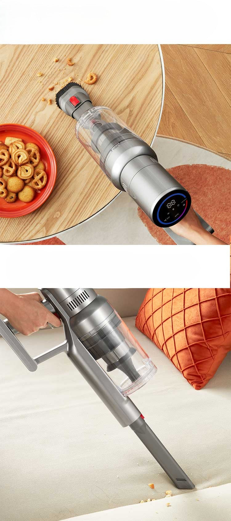 balai aspirateur laveur multitaches
