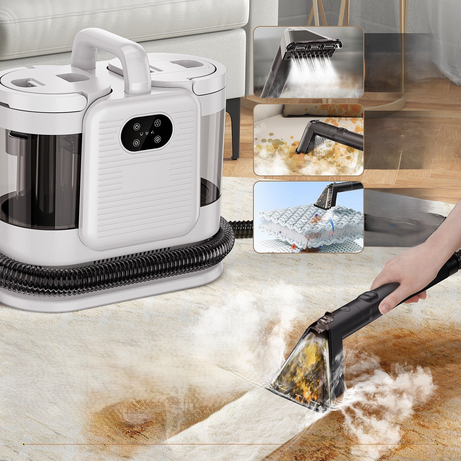 aspirateur nettoyeur vapeur efficace