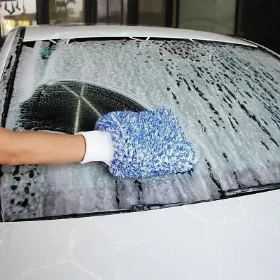 Gant lavage voiture - CarCleaningGloves™ - Bleu - SmartClean Innovation