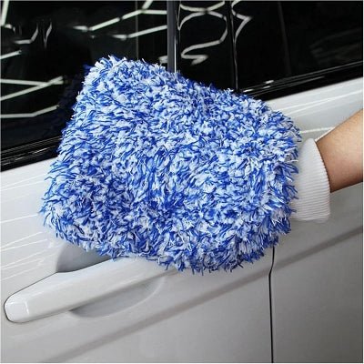 Gant lavage voiture - CarCleaningGloves™ - Bleu - SmartClean Innovation