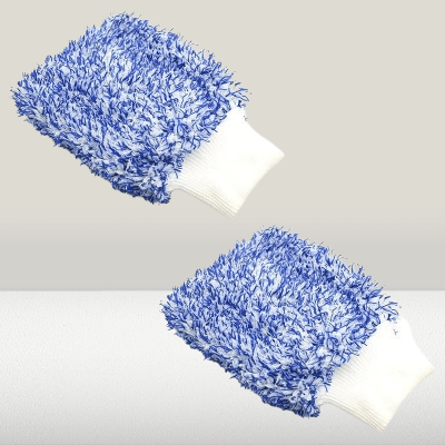 Gant lavage voiture - CarCleaningGloves™ - Bleu - SmartClean Innovation