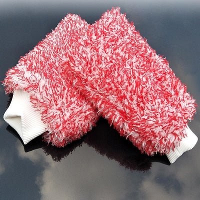 Gant lavage voiture - CarCleaningGloves™ - Rose - SmartClean Innovation