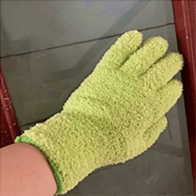 Gant Microfibre - CleaningGloves™ - Vert - SmartClean Innovation