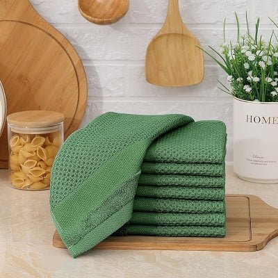 Torchons de cuisine - CottonTowelsSoft™ - Vert - SmartClean Innovation